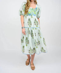 Sister Mary - Arianna Embroidered Midi Dress