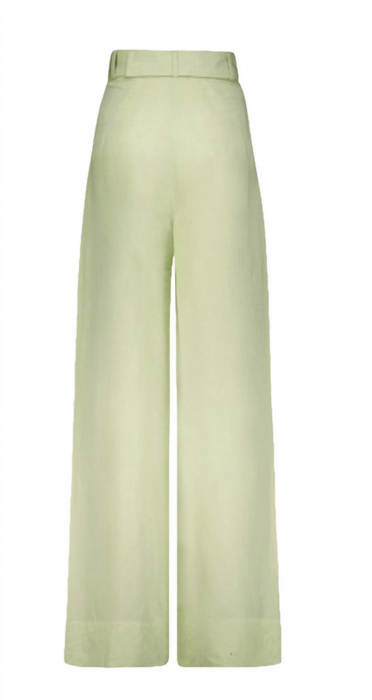 Matthew Bruch - Women's Wide Leg Pleated Pants