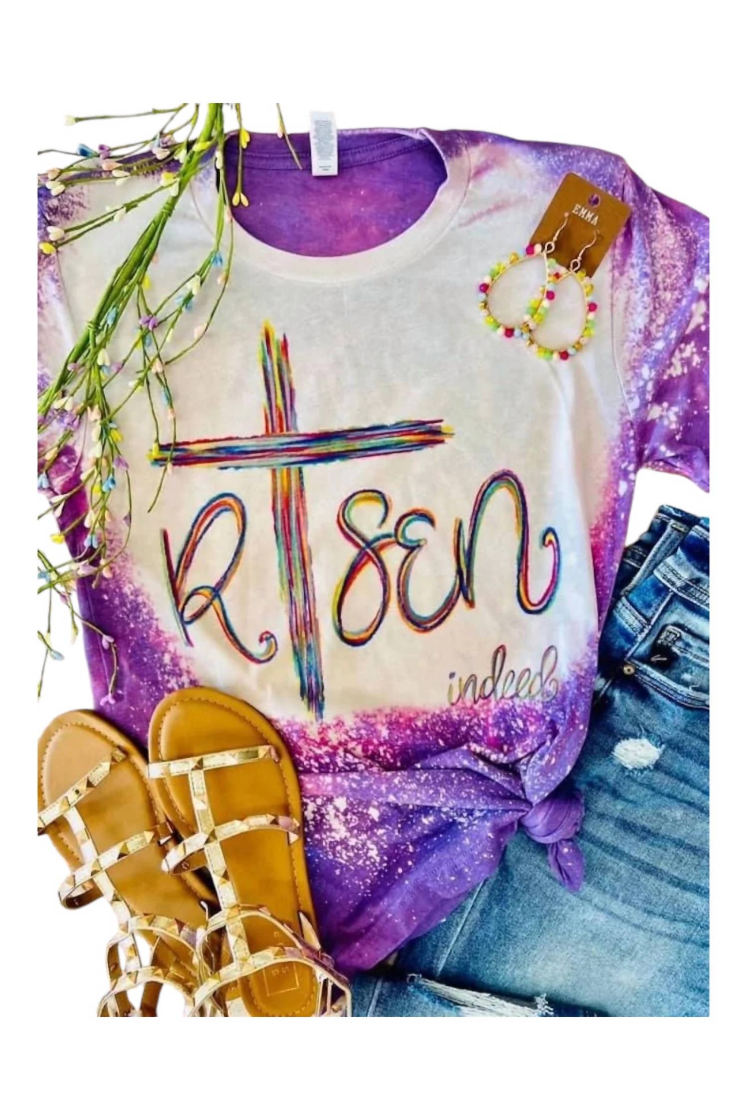 White Label - Women's Risen Cross Tee