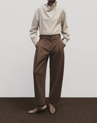 Mijeong Park - Pleated Barrel Leg Pants