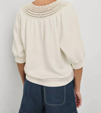 Rails Women's Mariposa Top in ivory - women's blouse - detail view