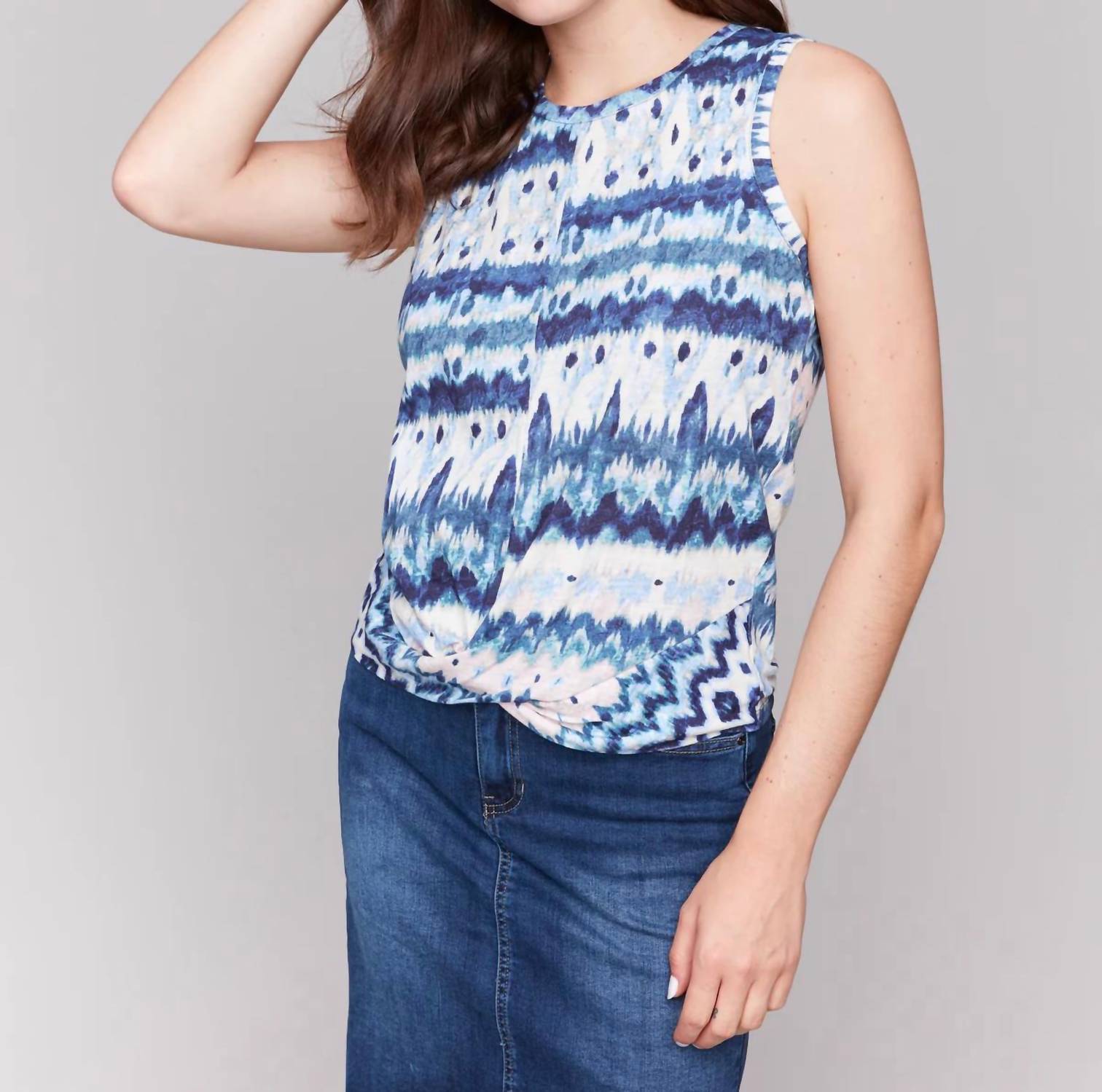 Charlie B - twisted hem top