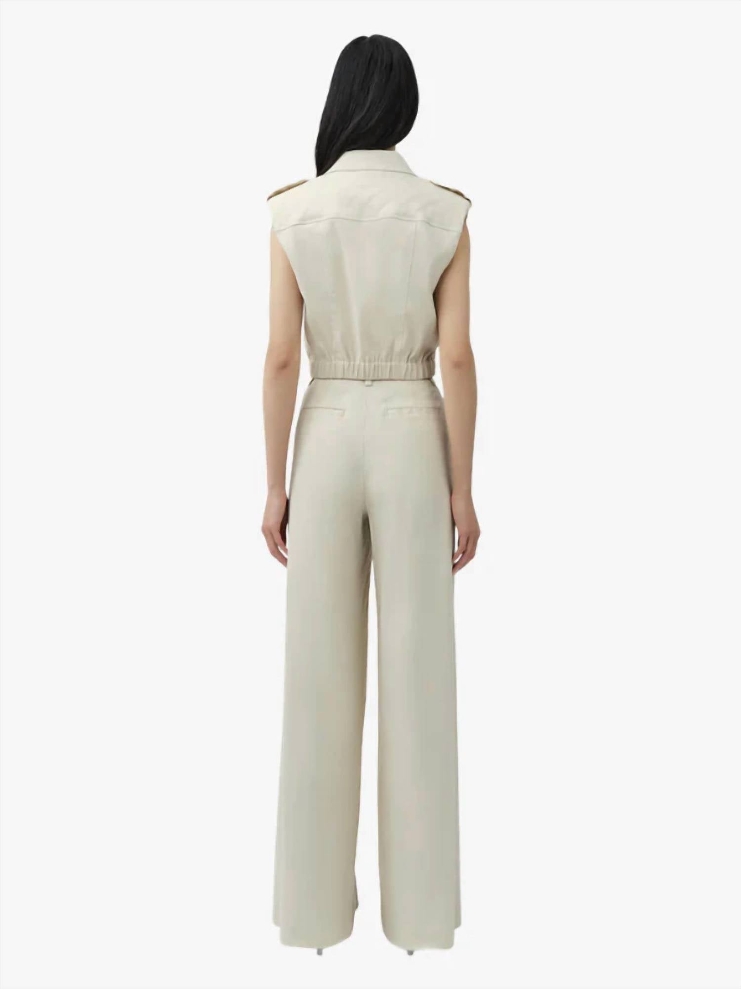 Simkhai - York Cropped Linen Vest