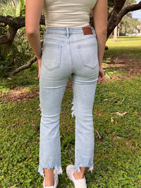 Hidden - Joey High Rise Cropped Denim