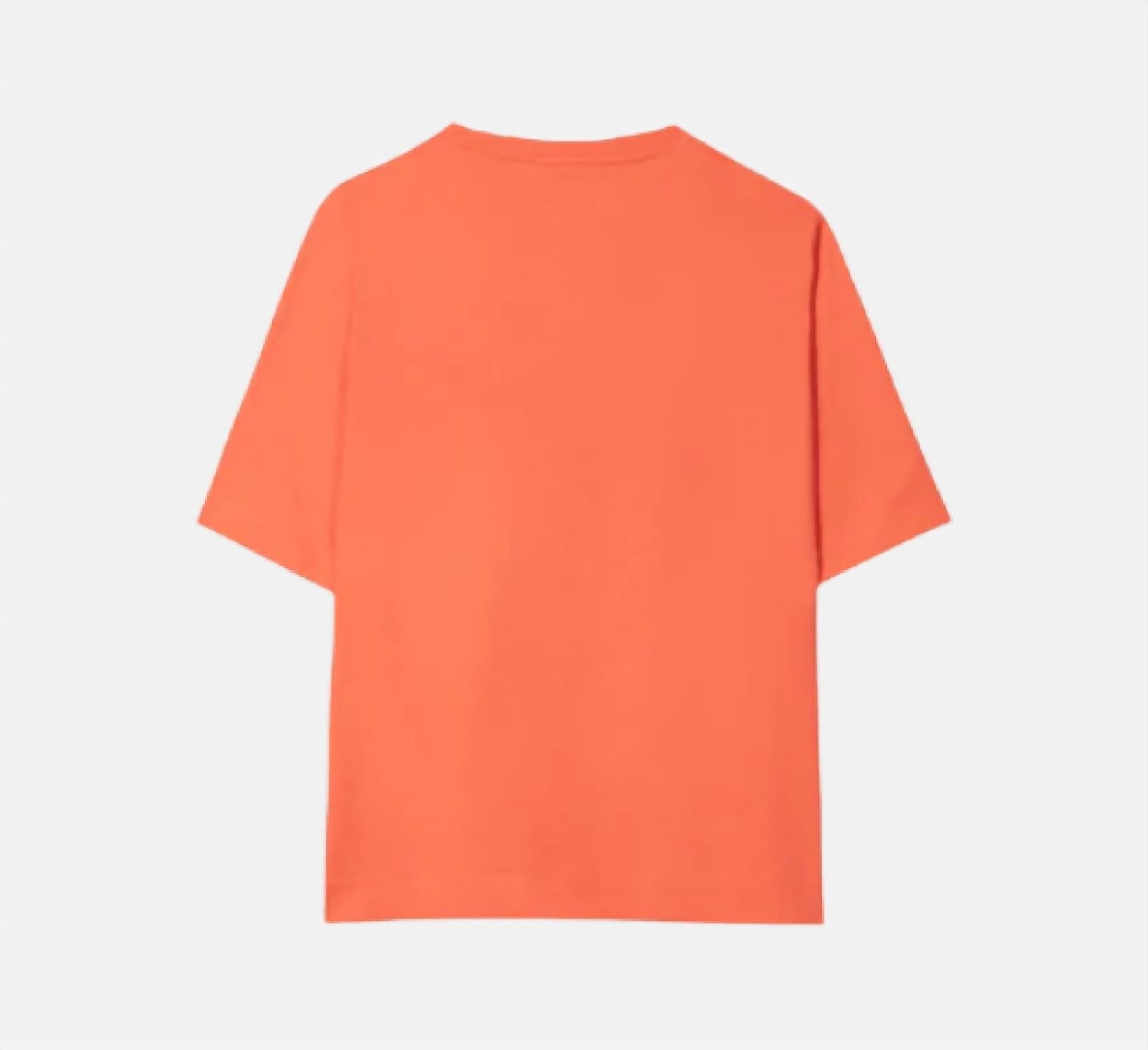 LUISA CERANO Basic Short Sleeve T Shirt in hibiscus - women's t-shirt - view 6