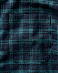 Taylor Stitch The Jack Button Down Shirt in blackwatch plaid - men's long sleeve top - view 5