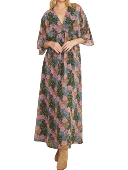 Entro - Floral Mix Maxi Dress