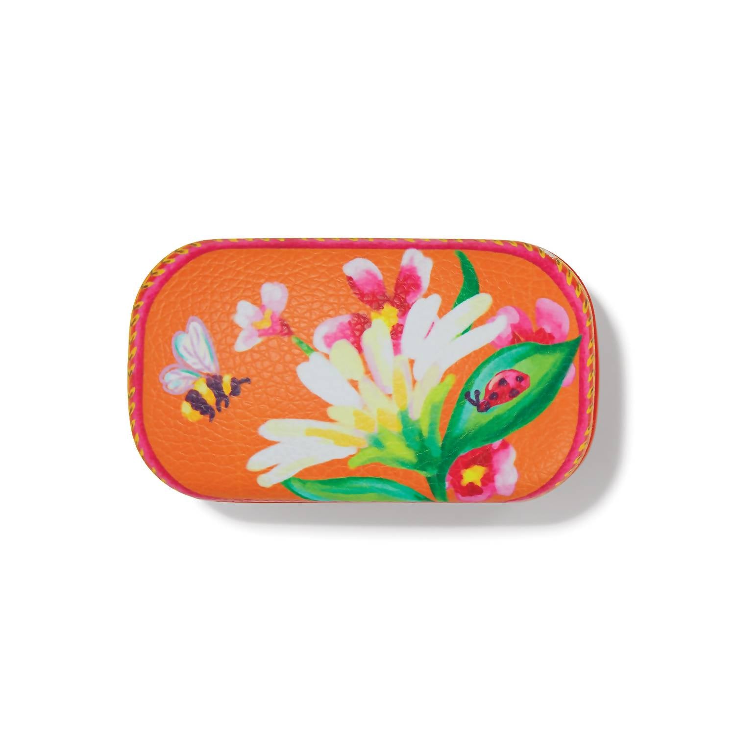 Brighton French Garden Flower Mini Box in orange - item