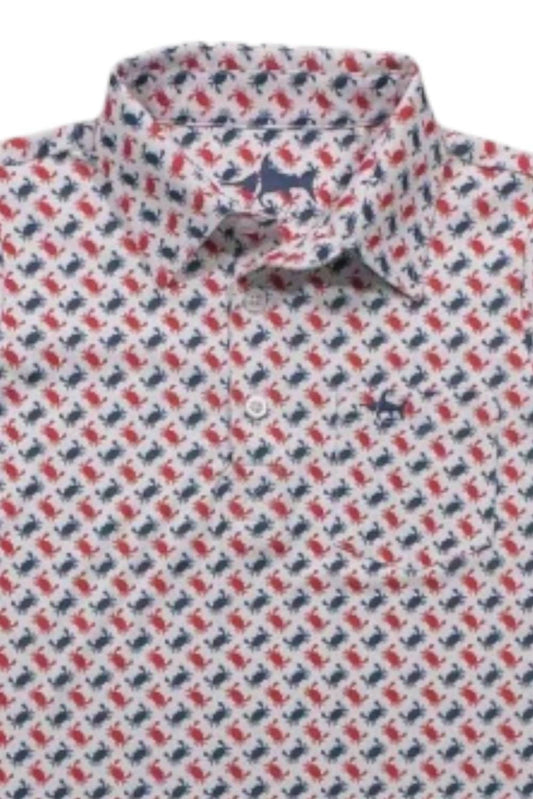 Saltwater Boys Co. - Boys Inshore Short Sleeve Performance Polo