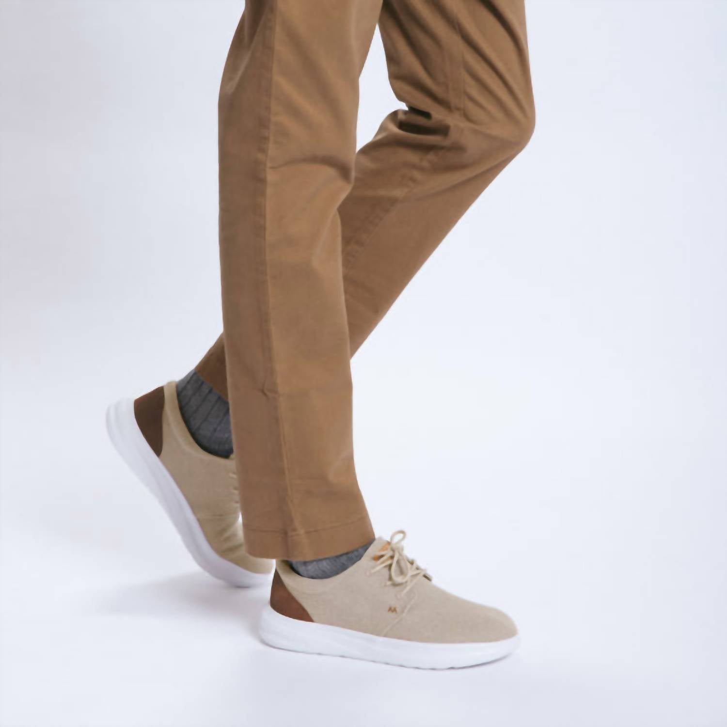 Mykos Men's Emerson Lace-up Travel Sneaker in taupe - men's sneaker - view 10