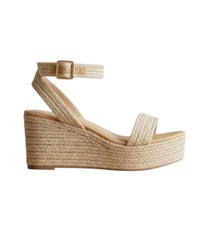 Bamboo Women's Beyond Natural Wedge in beige - women's shoe