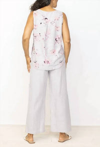 Habitat - Linen Blend Side Button Tank