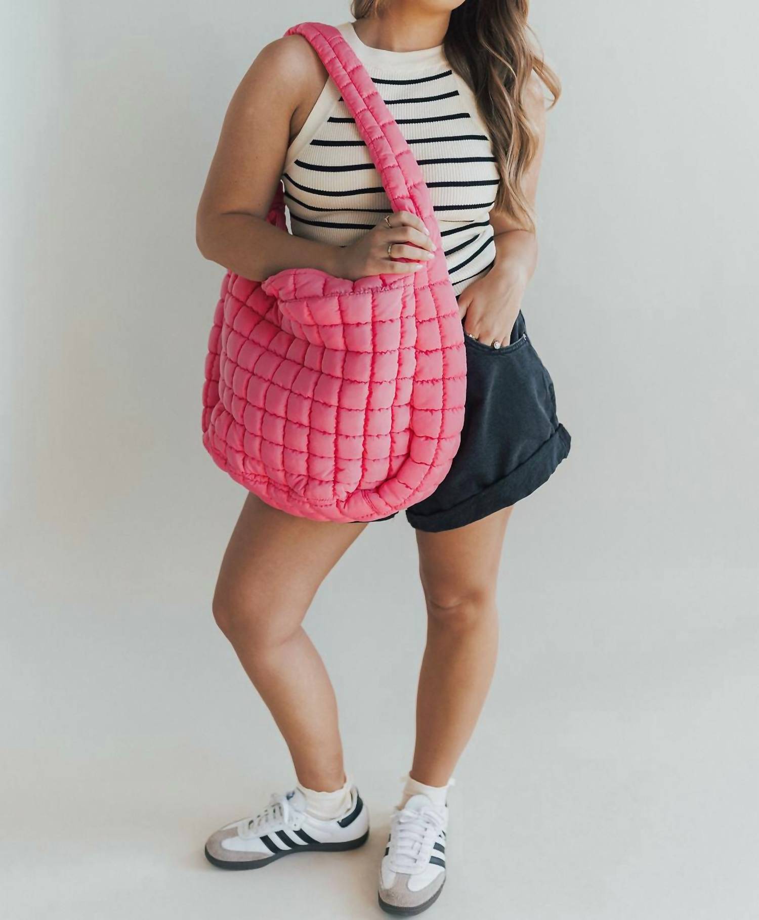 Free People - Women's Quilted Carryall Bag