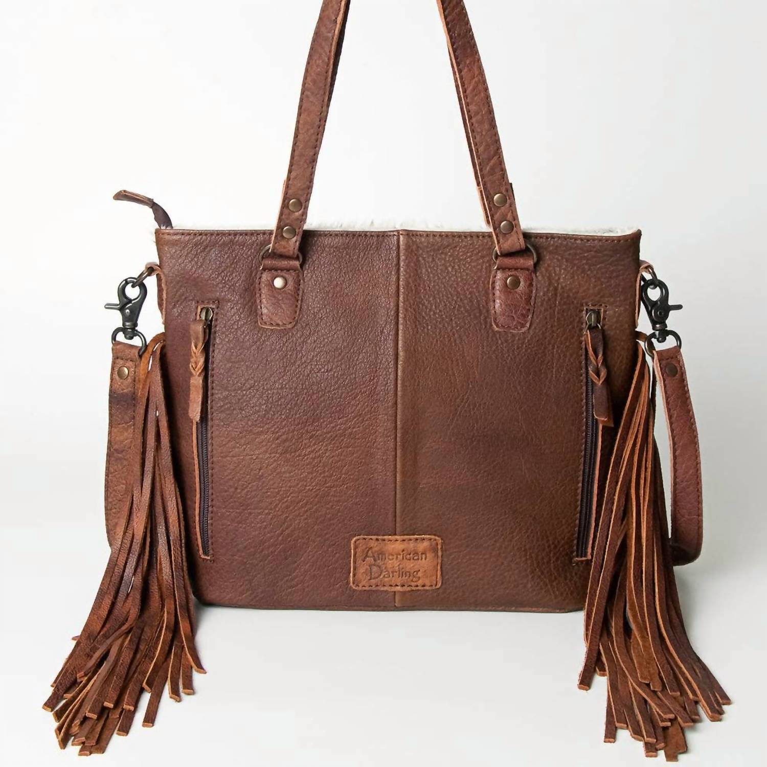 Ls Western - Women's American Darling June Fringe Tote Bag