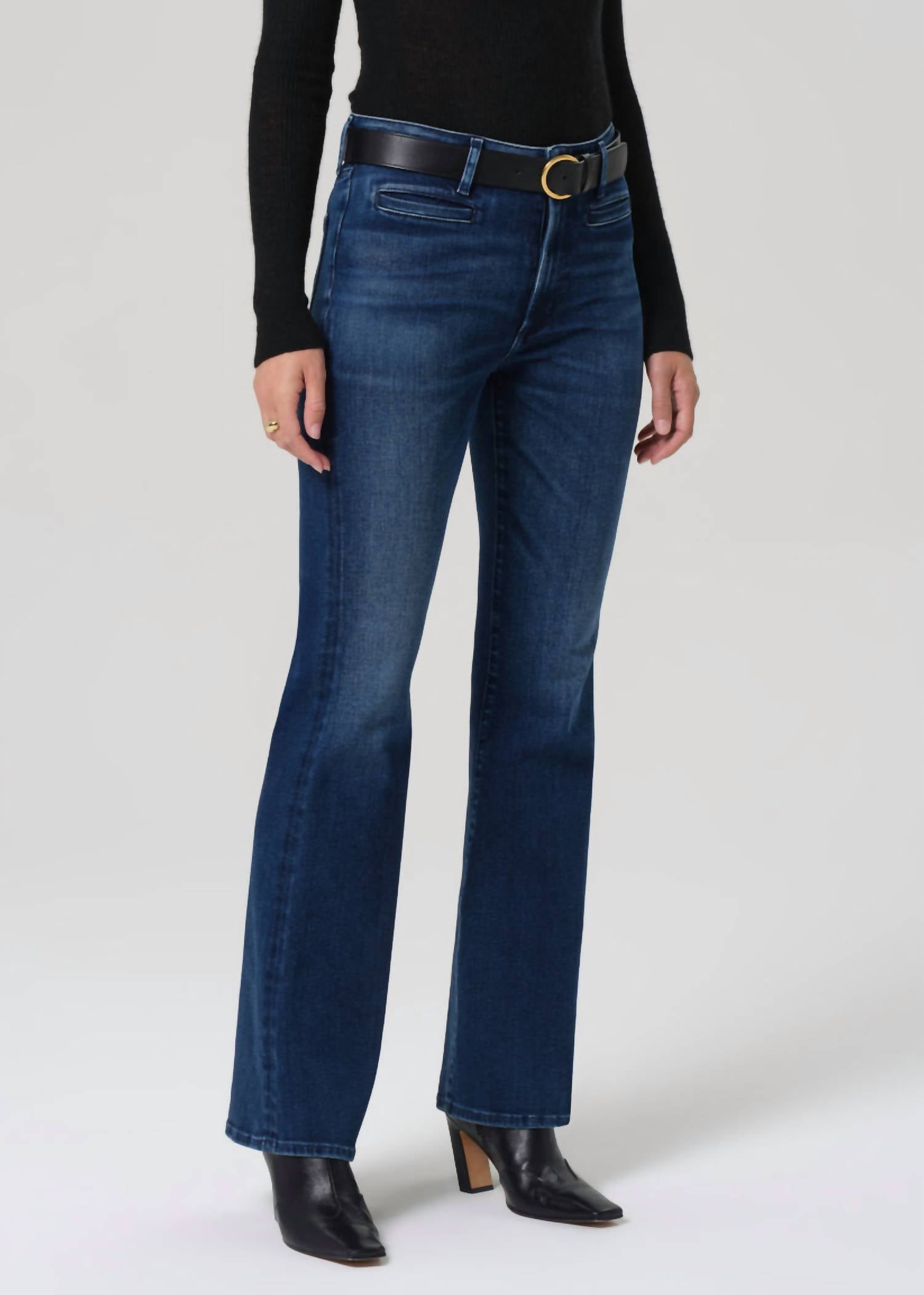 Citizens Of Humanity - Lilah Flare Jeans With Welt Pocket
