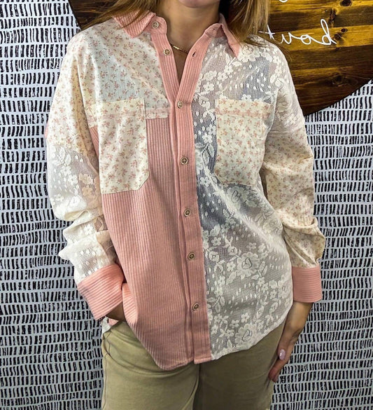 Very J - Lara Lace Shacket