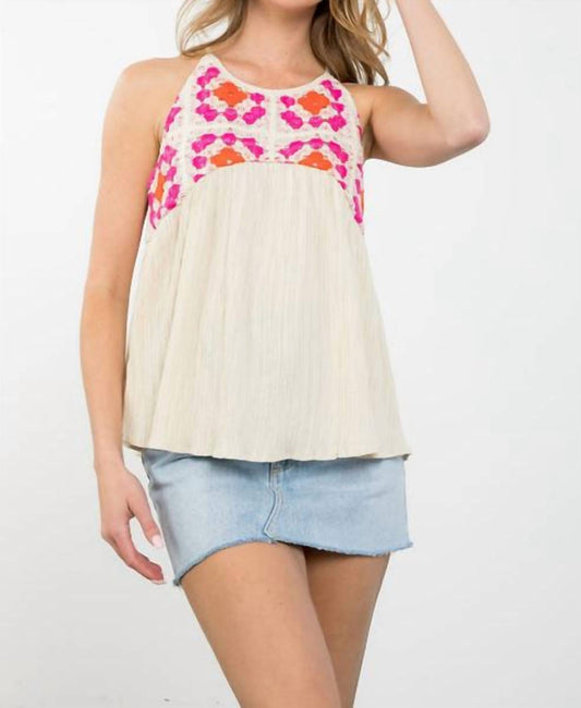 Thml - Crochet Detail Top