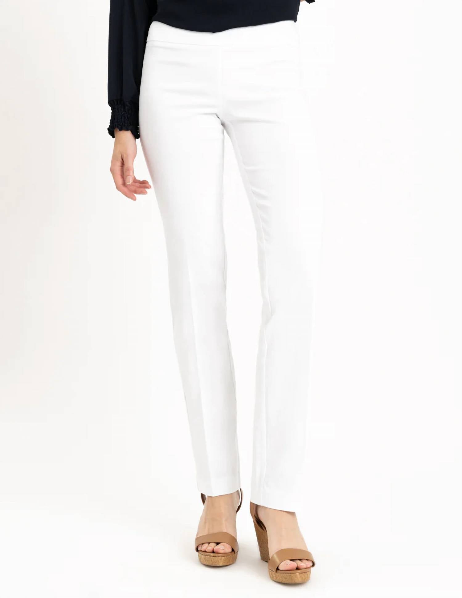 Renuar - Pull On Straight Leg Pant