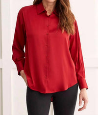 Tribal - Satin Drop Shoulder Shirt