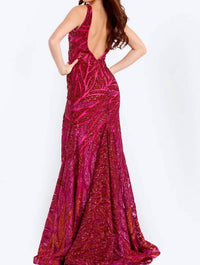 Jovani - Sequin Fitted Long Formal Prom Dress