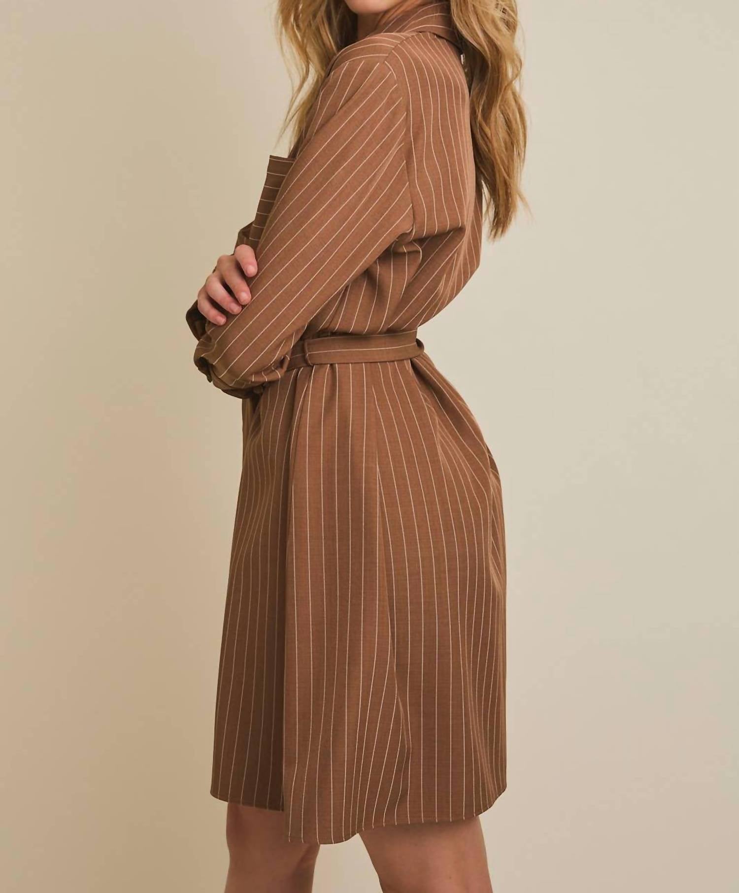 Gilli - Ainsley Striped Button Dress