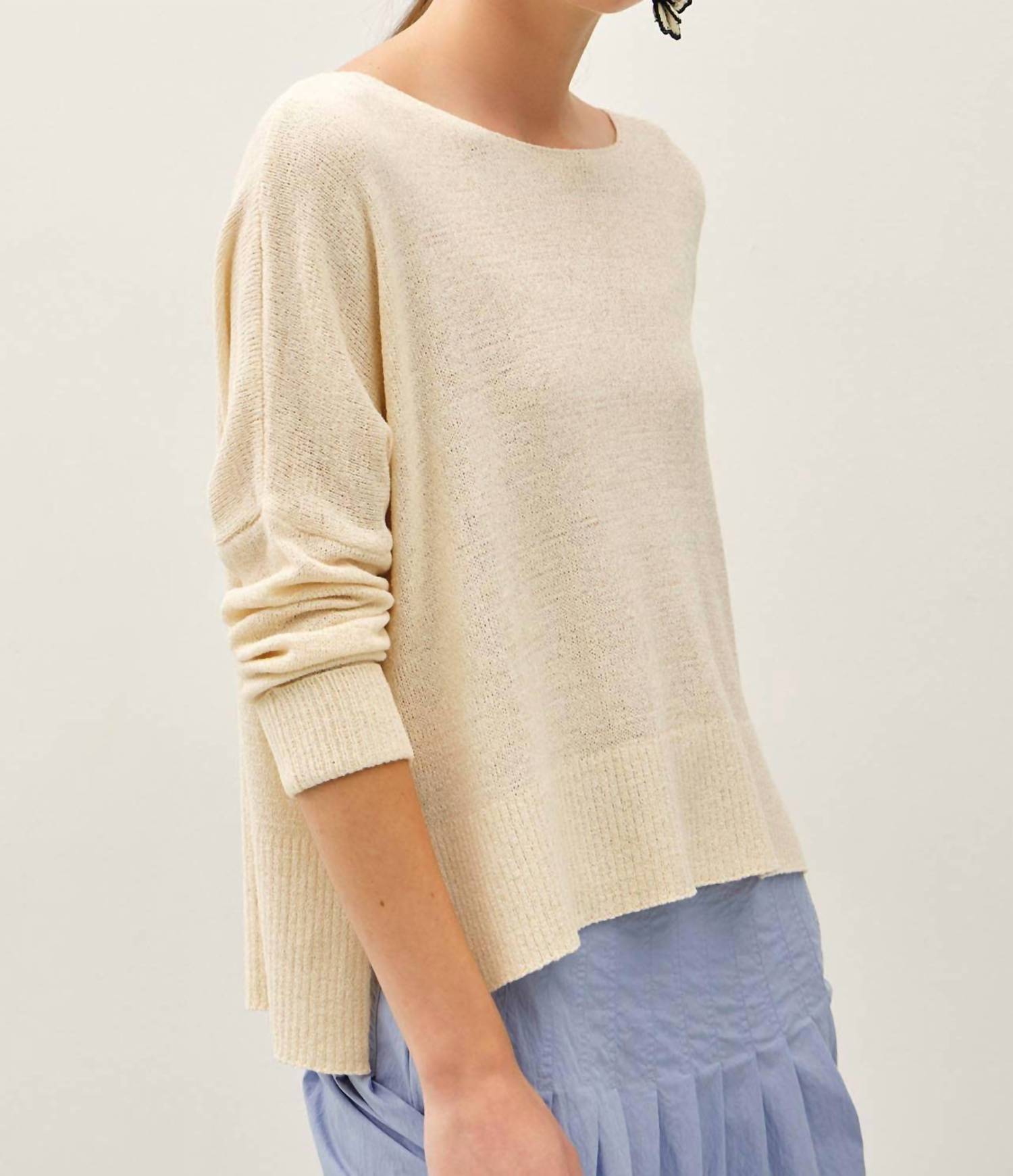 Be Cool - Breezy Boatneck Sweater