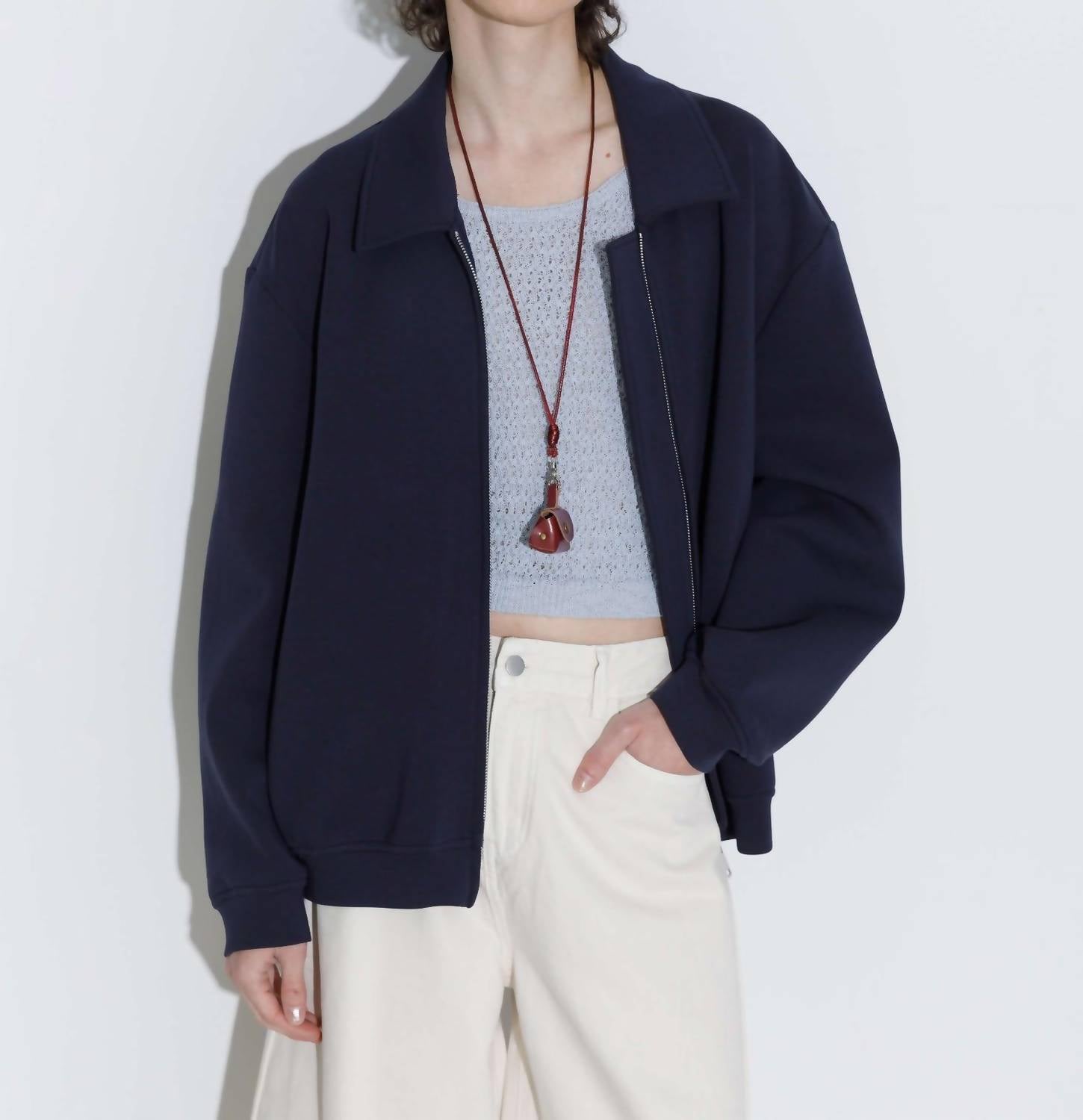 Cubic - Relaxed Fit Zipped Utility Jacket