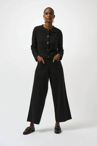 Joseph Ribkoff - Crewneck Button Front Jacket