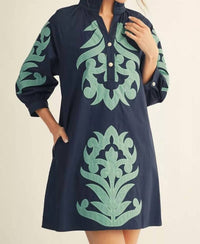 Jodifl - Baroque Applique Dress