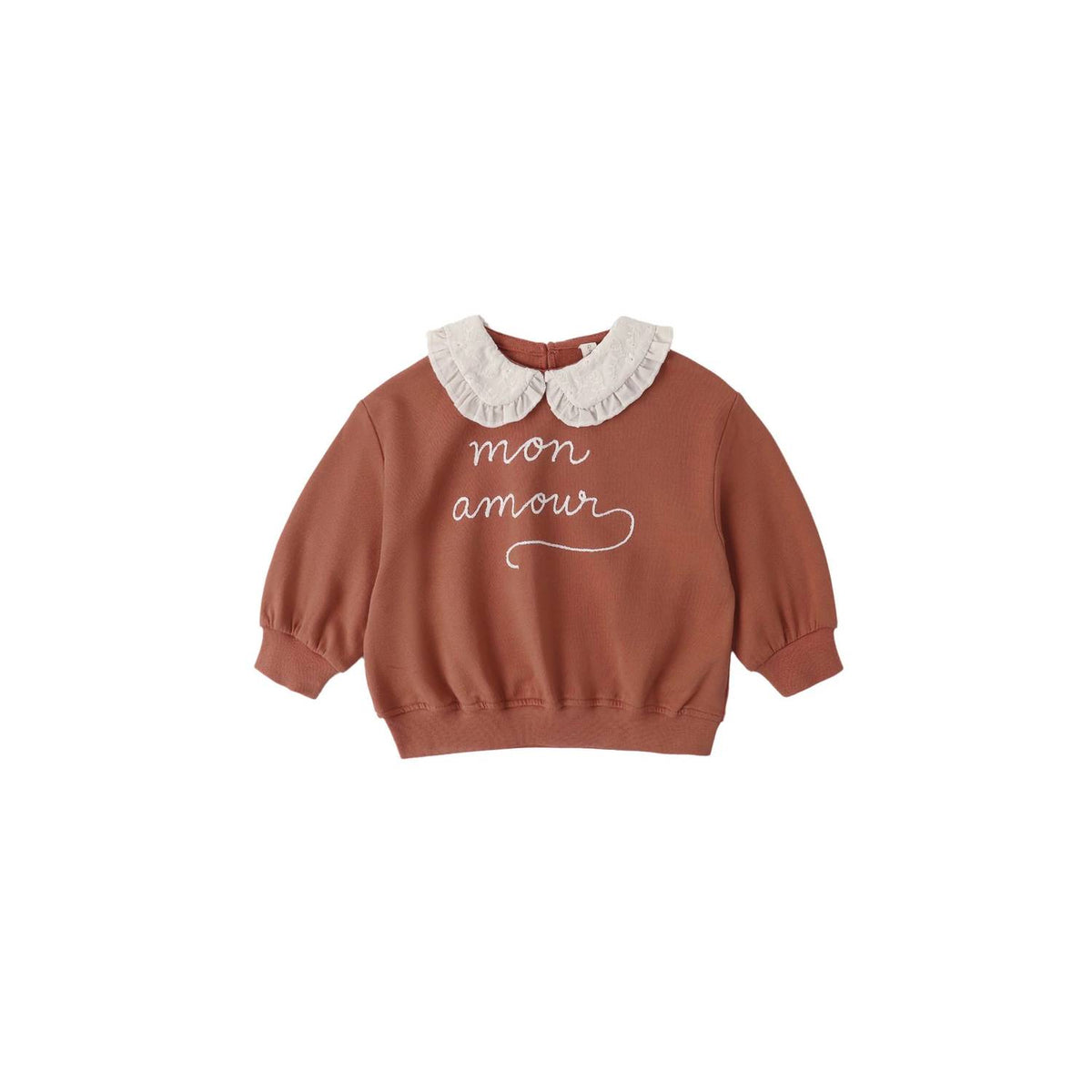 Quincy Mae - Girls' Collared Sweatshirt