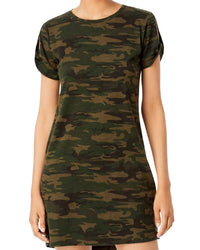 Sanctuary So Twisted T-shirt Dress in green - women's dress - detail view