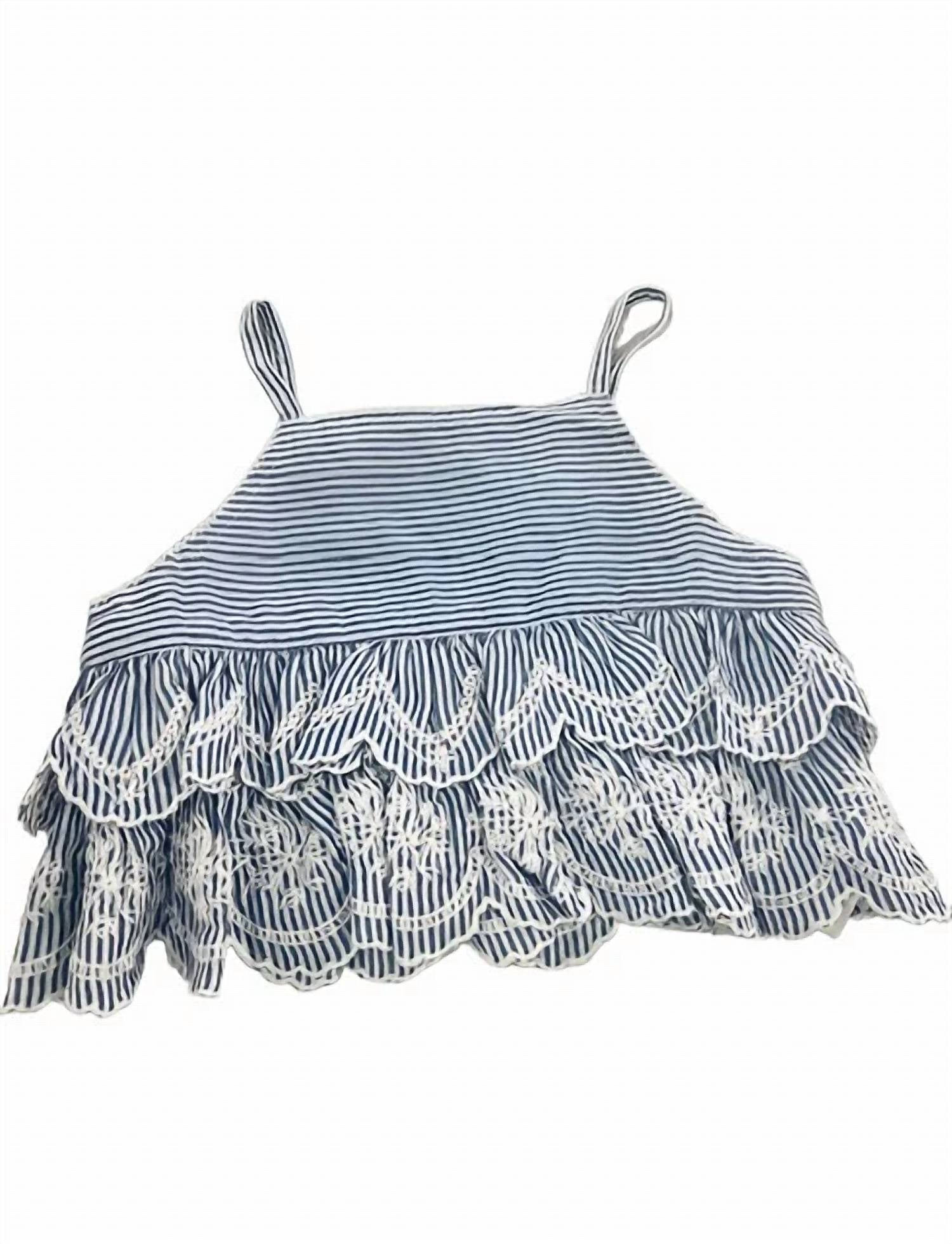 Blu & Blue - Kids' Misha Eyelet Top