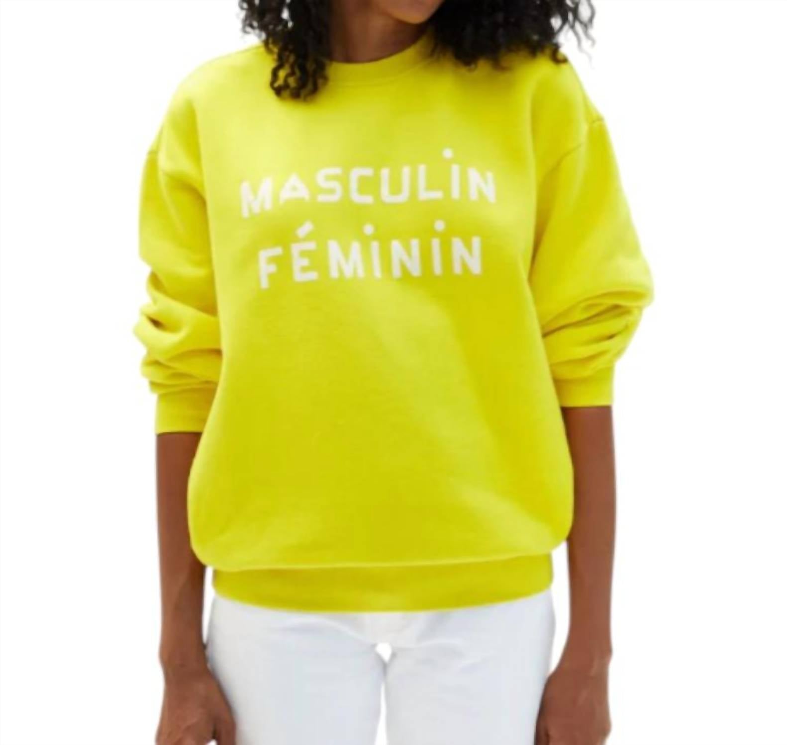 Clare V. - Masculin Feminin Oversized Sweatshirt