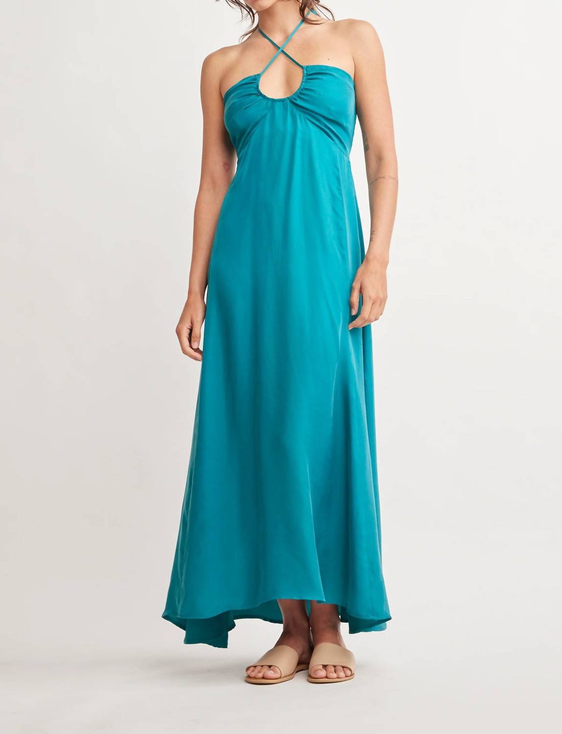 Self Contrast - Katya Halter Maxi Dress