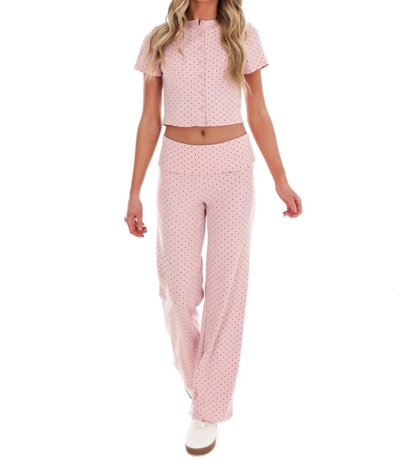 Le Lis - Women's Made For You Polka Dot Two Piece Set