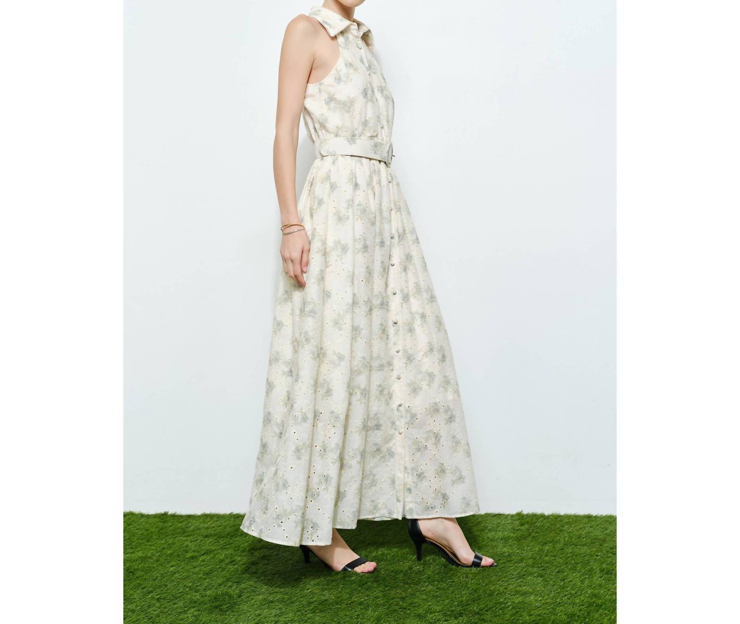 Ina Fashion - Florentina Eyelet Maxi Dress