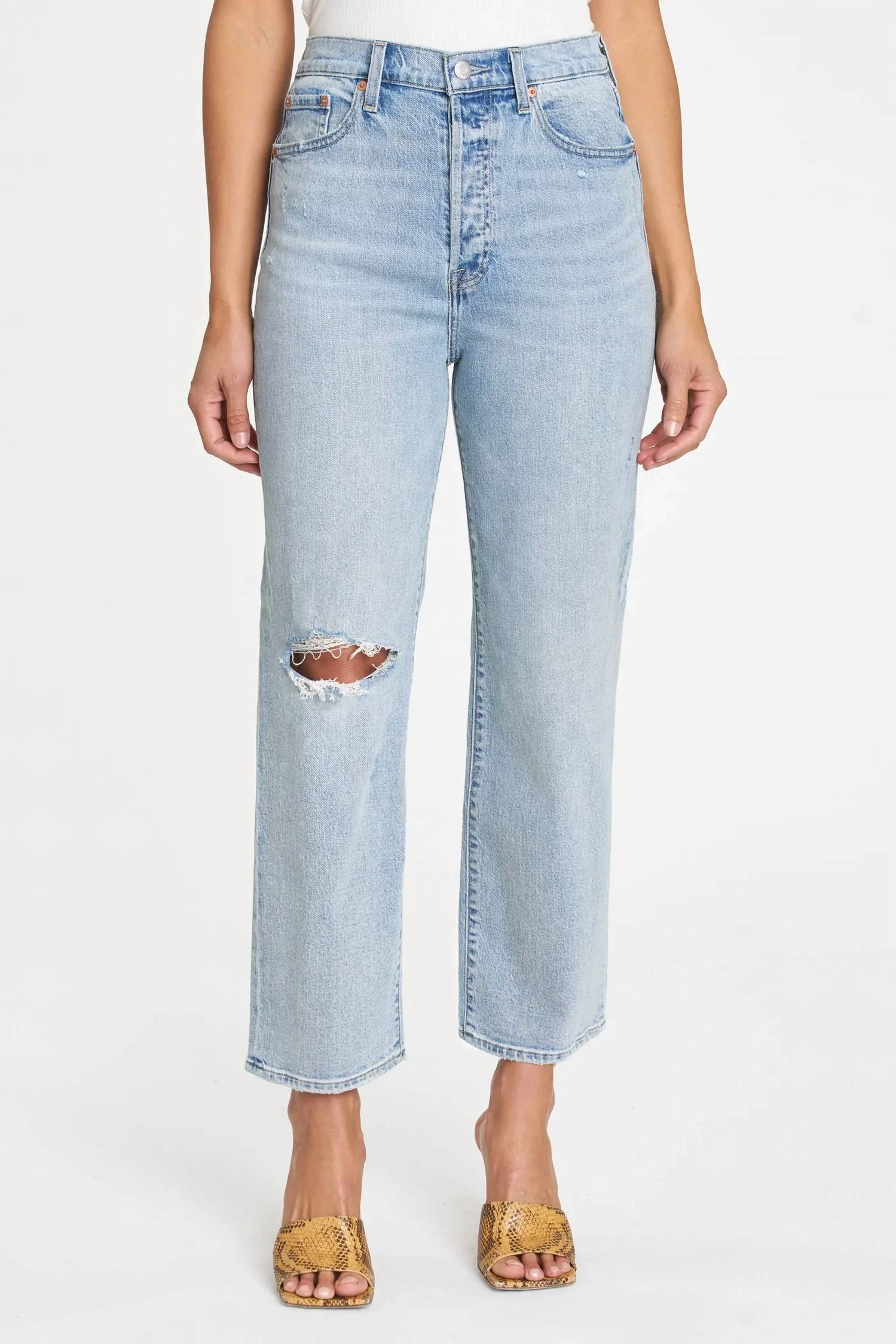 Pistola - Cassie Crop Super High Rise Straight Crop Jeans