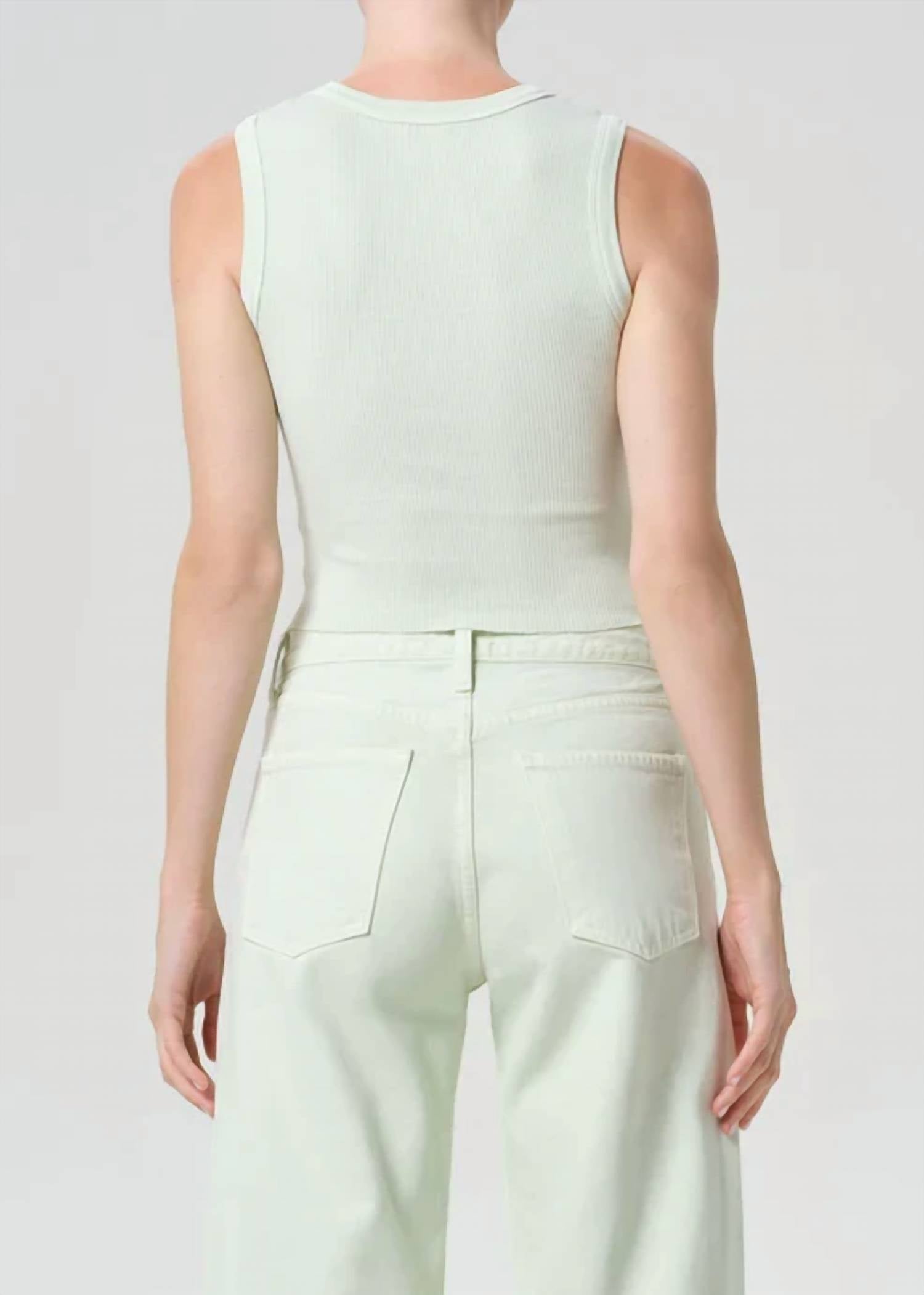 Agolde - Shrunken Poppy Tank
