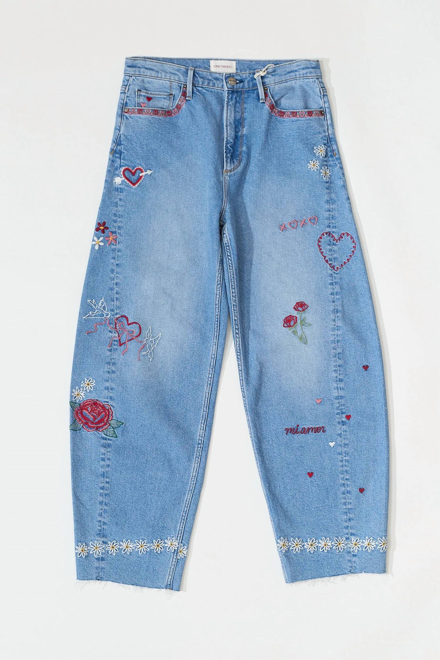 Driftwood - Parker Wide Leg Barrel Jeans