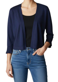 Keren Hart - Ruffled Sleeve Knit Bolero