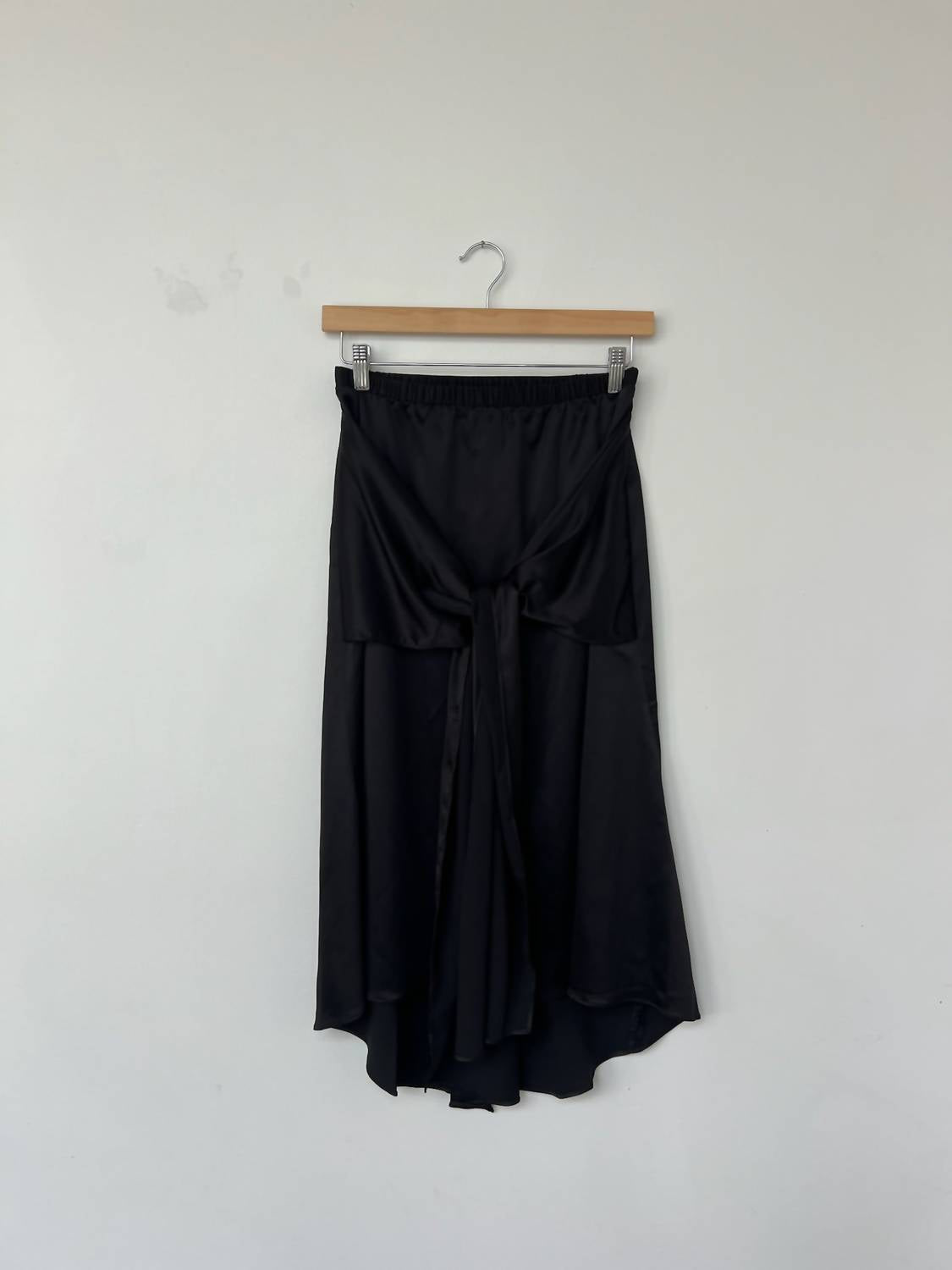Mijeong Park - Bow Front Satin Skirt
