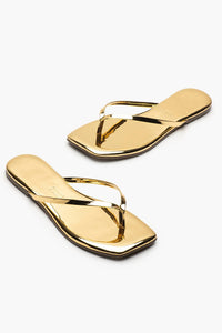 Tkees - Women's Square Toe Lily Mirror Sandals