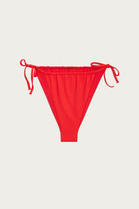 RUCHED STRING BIKINI BOTTOM