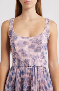 Hutch - Pleated Sleeveless Fit & Flare Cocktail Dress