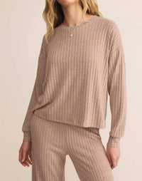 Z Supply - Daydream Rib Long Sleeve Top