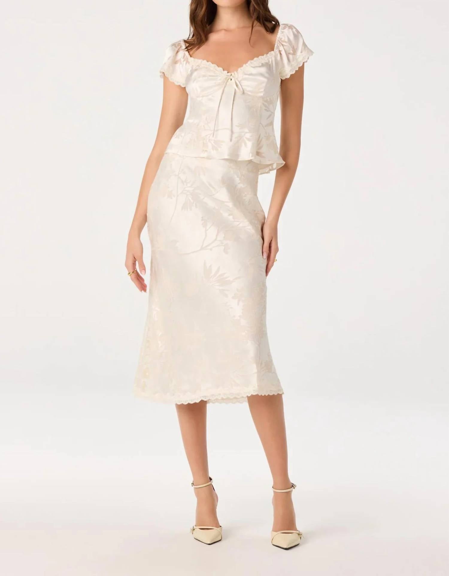 Astr - Vanessa Satin Top