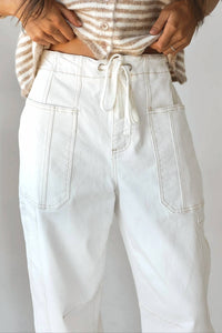 Risen - Lina High-rise Barrel Leg Cargo Pant