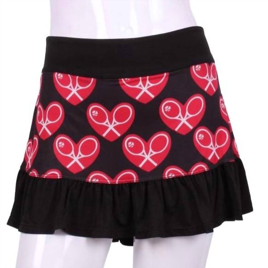Love Love Tennis - Women's Limited Ruffle Skirt