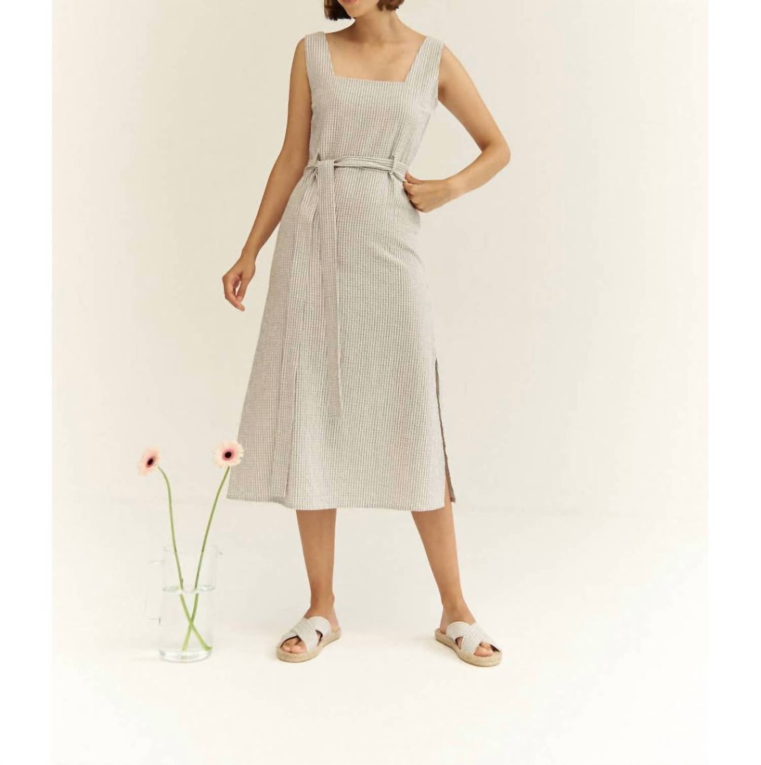 Mus & Bombon - Jolo Midi Square Neck Sundress