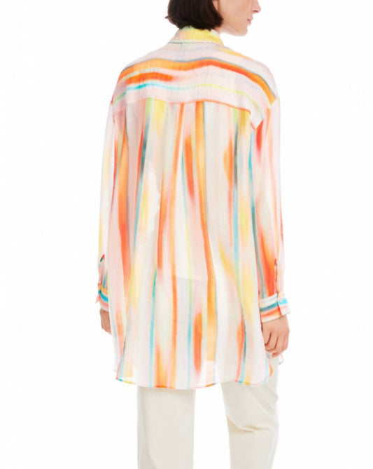 Marc Cain - Buttoned Striped Blouse